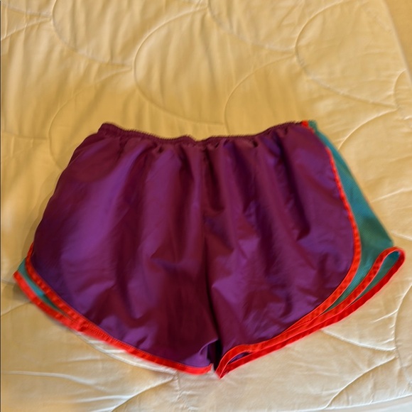 Nike Purple and Teal Athletic Shorts - Picture 3 of 4